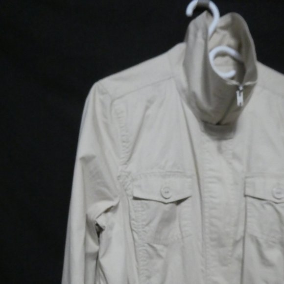 CROFT & BARROW | large | Classic Beige Lightweight Jacket | NWOT - Picture 3 of 16